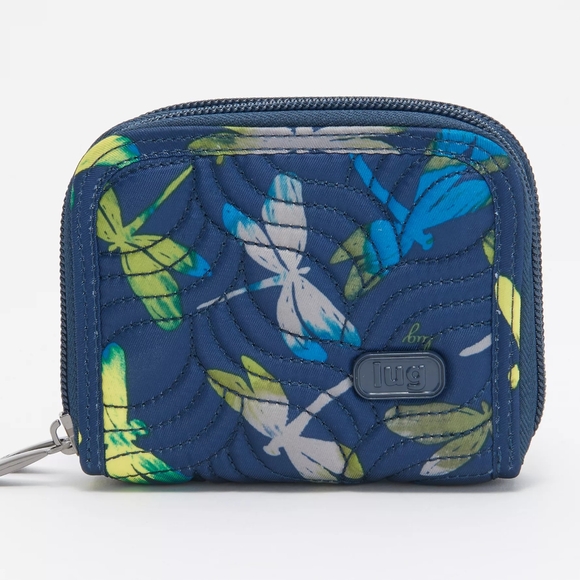 Lug Splits Compact RFID Wallet - Dragonfly Navy, LIKE NEW ✨DISCONTINUED!✨ - Picture 8 of 8